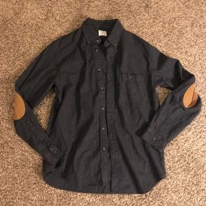 Men’s J Crew Fleece Button-up Workshirt